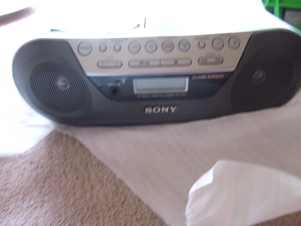 cassette player unwrapped